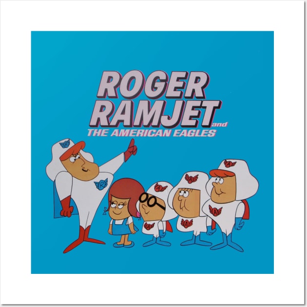 Roger Ramjet Wall Art by Djarumsuper16